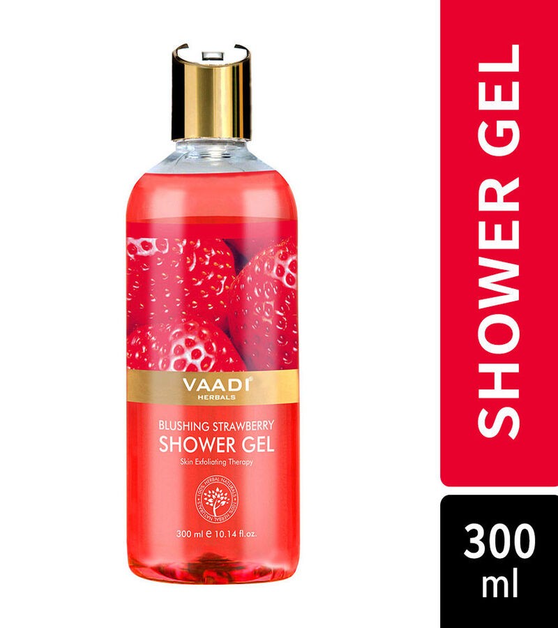 Vaadi Herbals + body wash + Blushing Strawberry Shower Gel + Pack of 3 + online