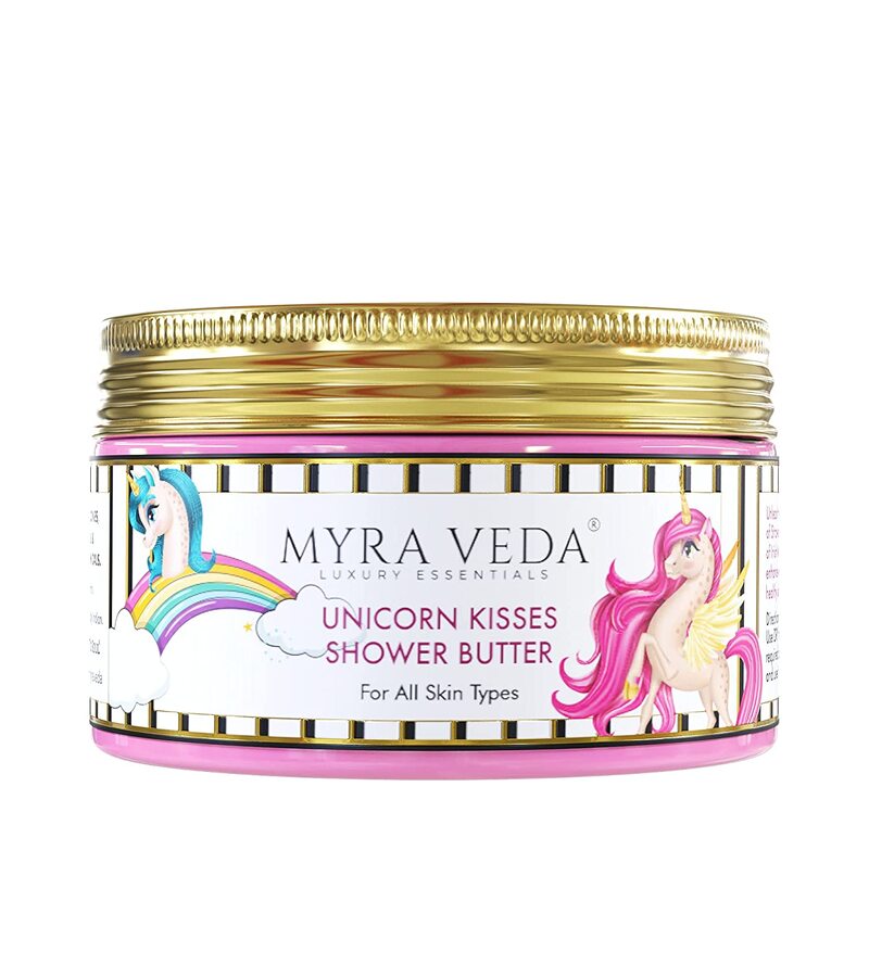 Myra Veda Luxury Essentials + body butters + creams + Unicorn Kisses Shower Butter + 100gm + buy