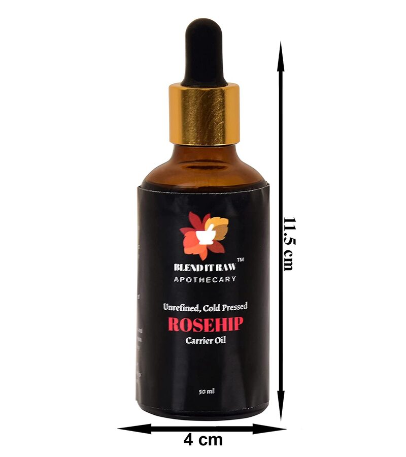 Blend It Raw Apothecary + body oils + Rosehip Oil [Unrefined, Cold Pressed Rosehip Seed Oil] + 50ml + deal