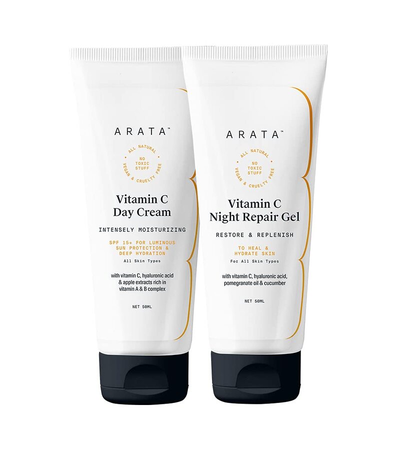 Arata + face serums + face creams + 24x7 Vitamin C Protection Combo + 100 ml + buy