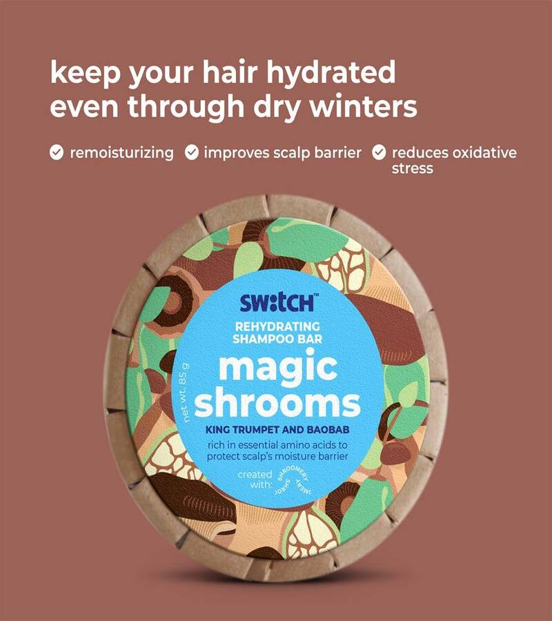 The Switch Fix + shampoo + Magic shrooms shampoo bar + 85g + discount