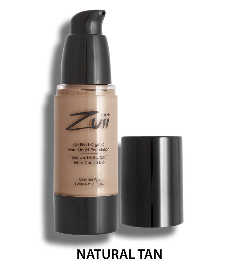Zuii Organic + face + Liquid Foundation + Natural Tan (30 ml) + buy