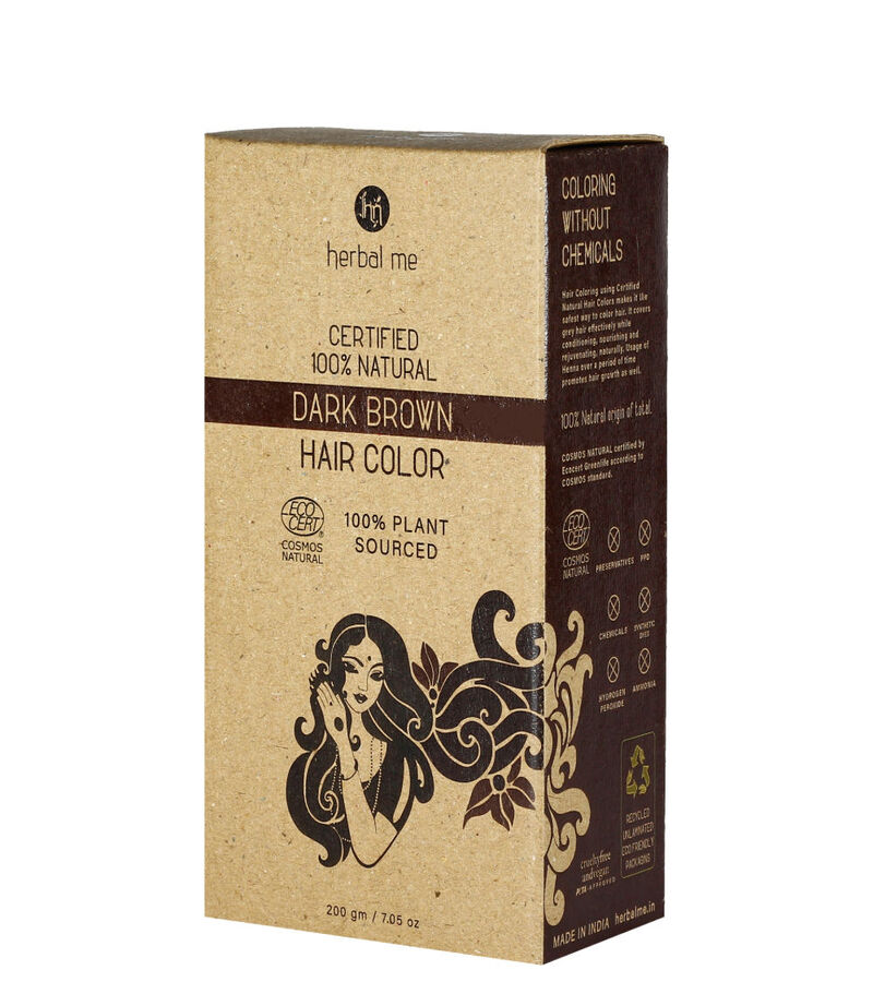 Buy Herbal Me Henna Hair Color Dark Brown on Zoobop at best prices