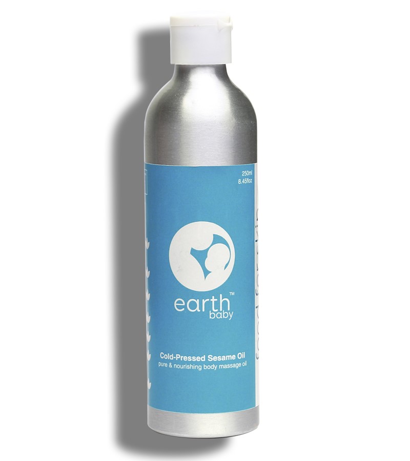 earthBaby + oils & creams + 100% Natural origin Cold-Pressed Sesame Oil + 250ml + buy