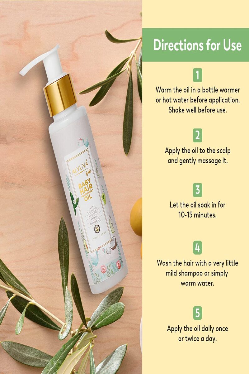 Buy Alyuva Baby Hair Nourishment Oil 100 ml on Zoobop at best prices Buy Alyuva Baby Hair Nourishment Oil 100 ml on Zoobop at best prices