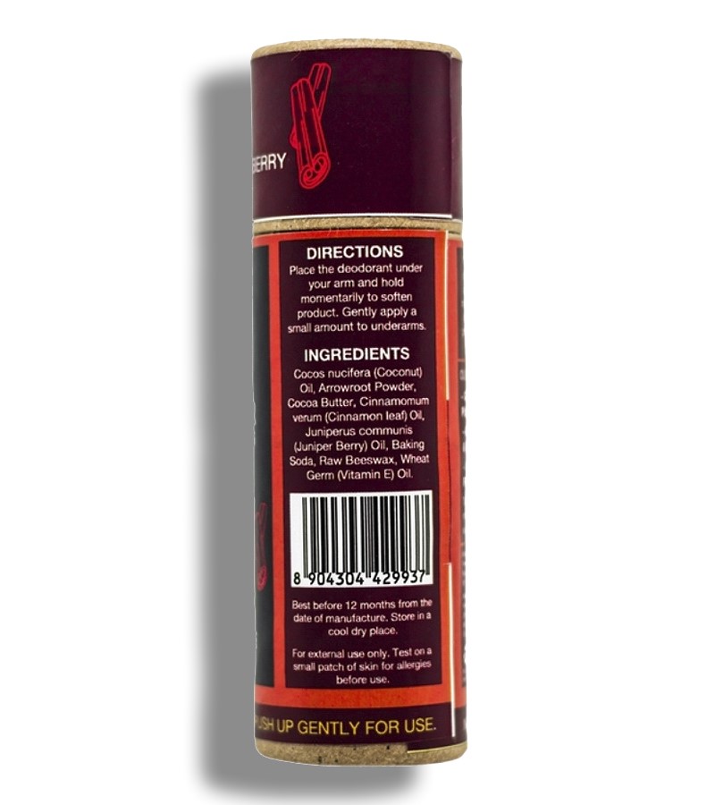 Treewear + deodorant + Natural Deodorant Stick - Spice Infusion + 33 gm + discount