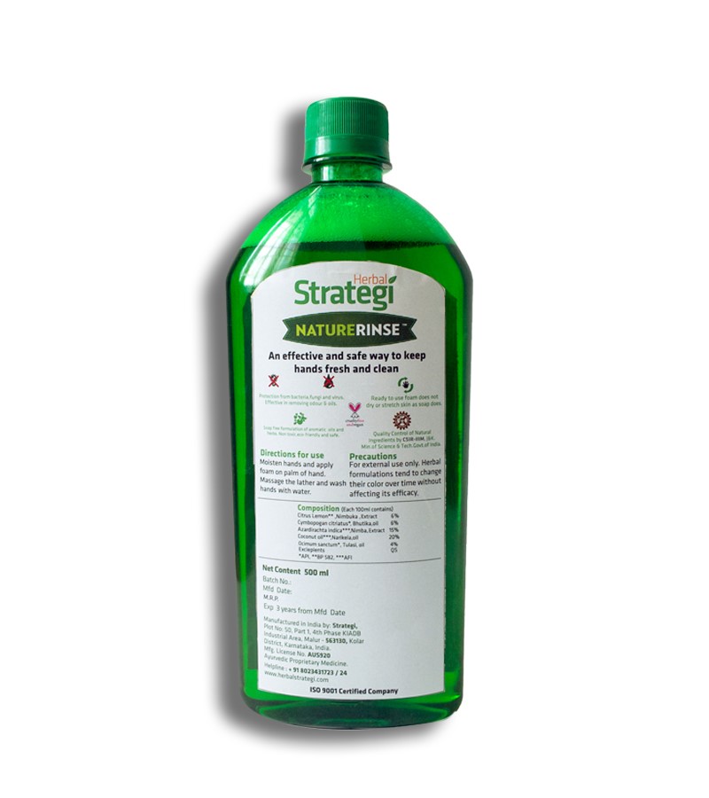 Herbal Strategi + soaps + liquid handwash + Foam Hand Wash + 500 ml + shop