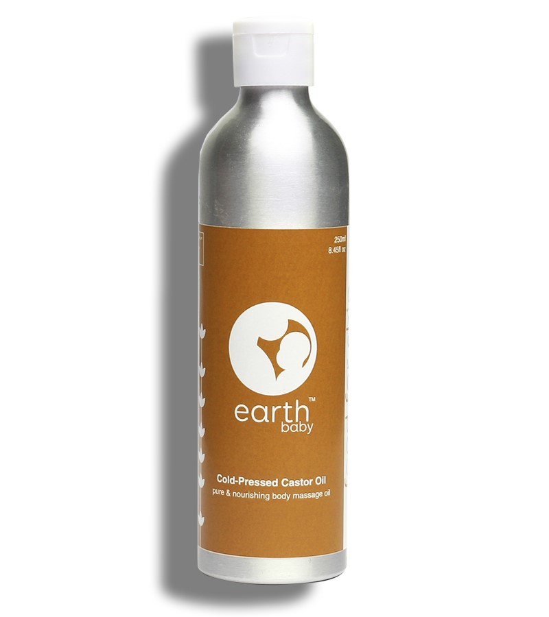 earthBaby + oils & creams + 100% Natural origin Cold-Pressed Castor Oil + 250ml + buy