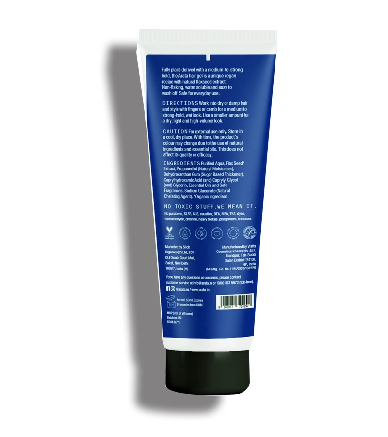 Buy Arata Zero Chemicals Natural Hair Gel for Men Women 50 ml on Zoobop at best prices Buy Arata Zero Chemicals Natural Hair Gel for Men Women 50 ml on Zoobop at best prices