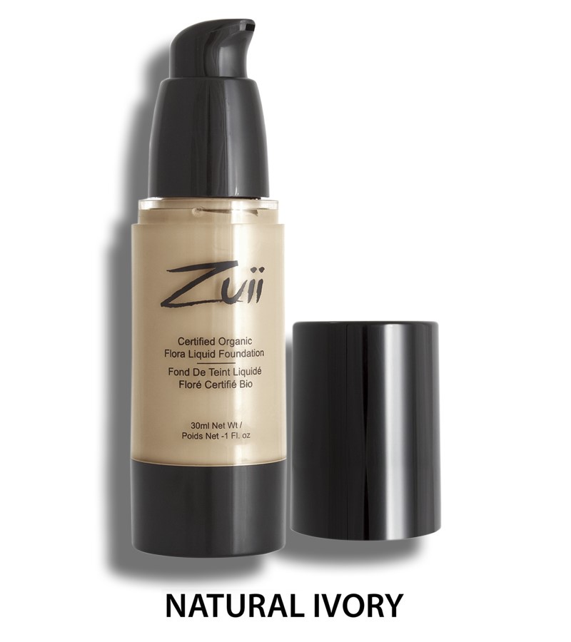 Zuii Organic + face + Liquid Foundation + Natural Ivory (30 ml) + buy