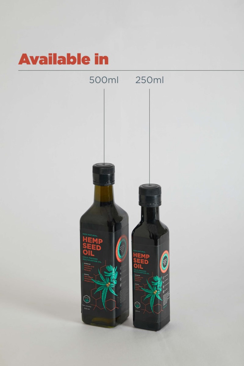 Boheco Life + ayurvedic oils + Boheco Life Hemp Seed Oil + 500ml + online