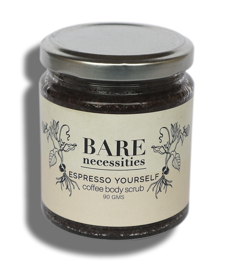 Bare Necessities + body scrubs & exfoliants + Espresso Yourself Coffee Body Scrub + 90 gm + buy