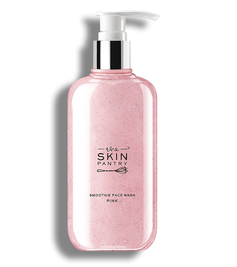 The Skin Pantry + face wash + scrubs + Facewash Smoothie Pink For Sensitive / Mature Skin + 200 ml + buy