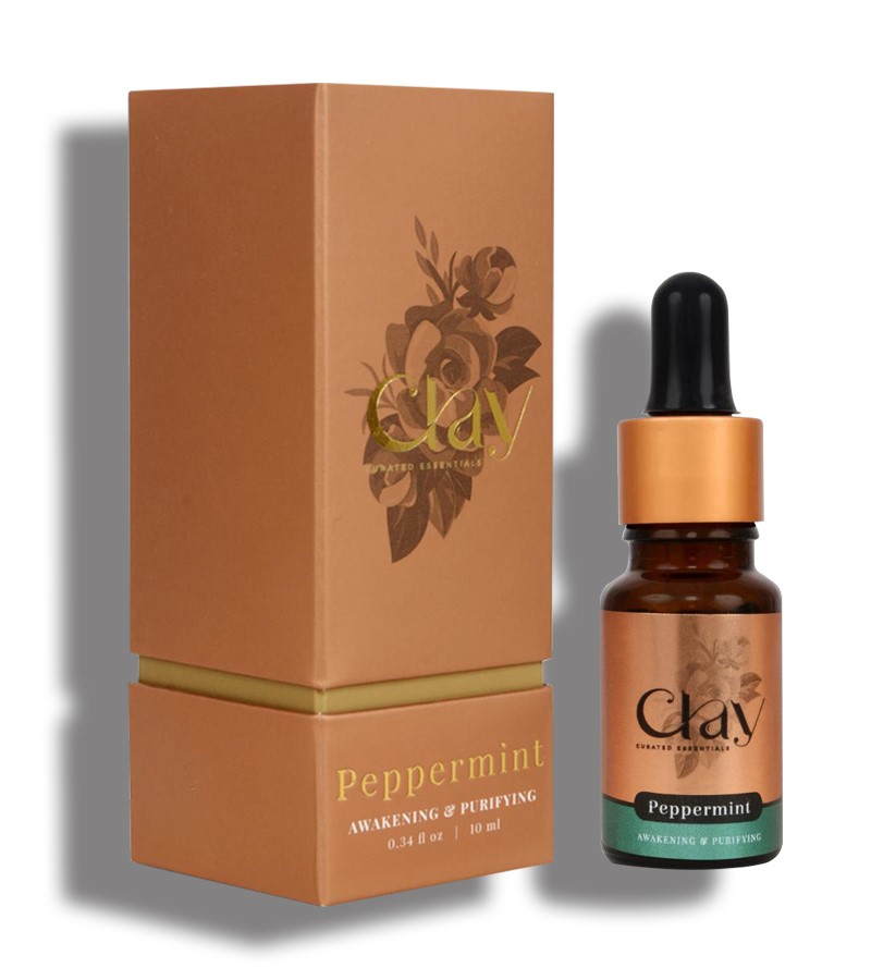 Clay Essentials + essential oils + Peppermint Essential Oil + 10 ml + discount