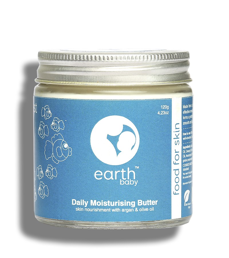 earthBaby + body butters + creams + 99% Natural origin Daily Moisturising Butter + 120 gm + buy