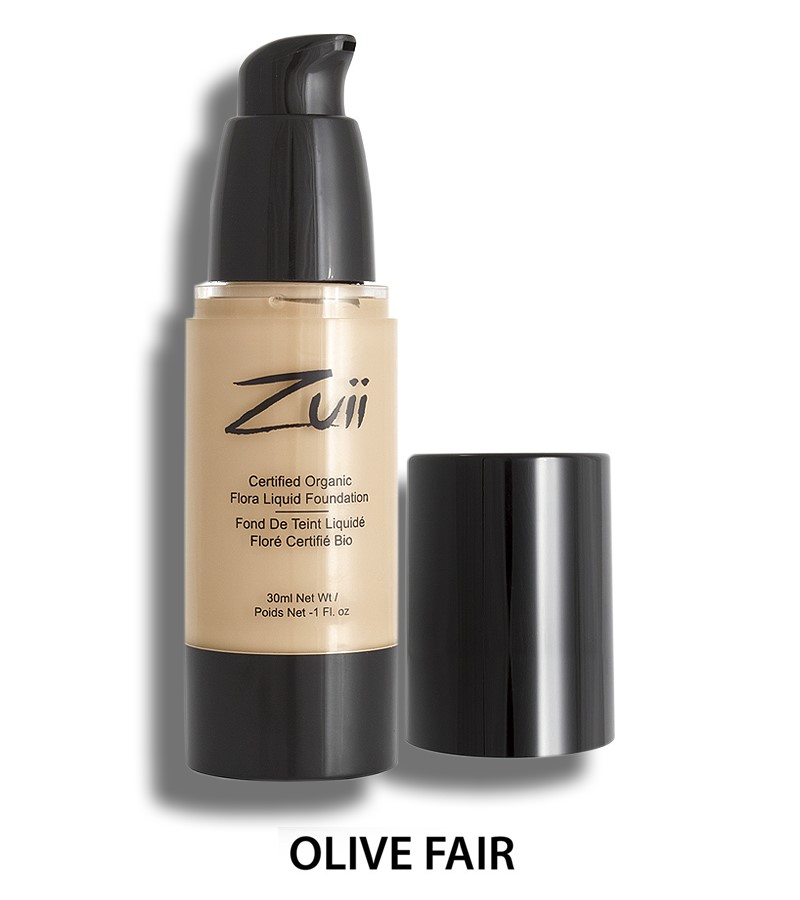 Zuii Organic + face + Liquid Foundation + Olive Fair (30 ml) + buy