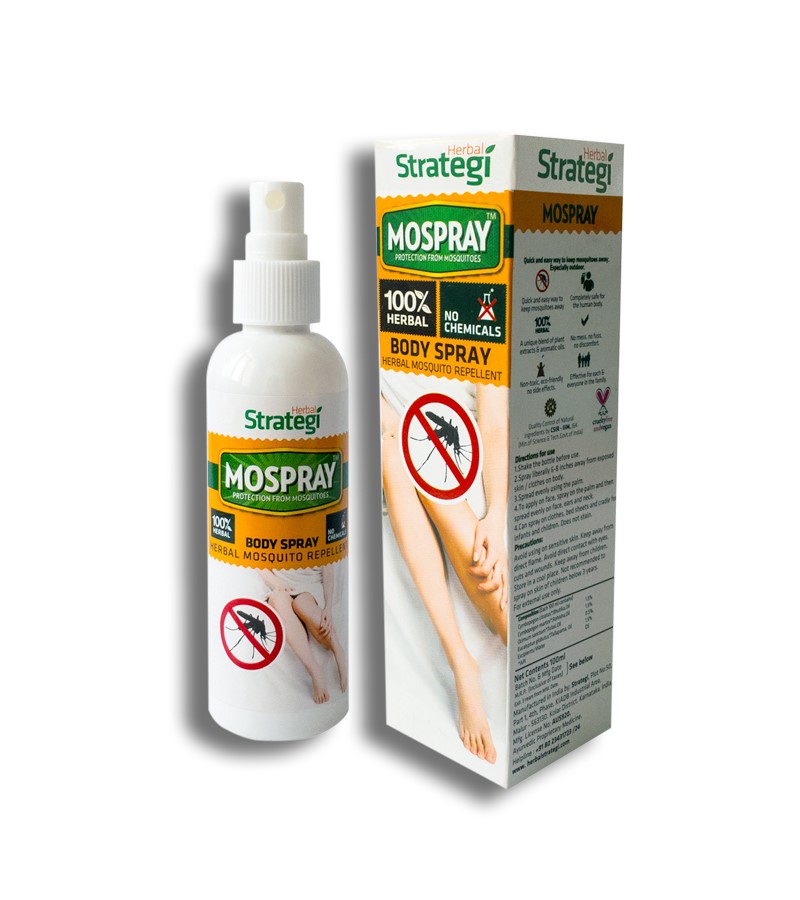 Herbal Strategi + insect repellents + Mosquito Repellent Body Spray + 100 ml + buy