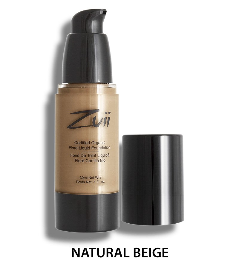 Zuii Organic + face + Liquid Foundation + Natural Beige (30 ml) + buy