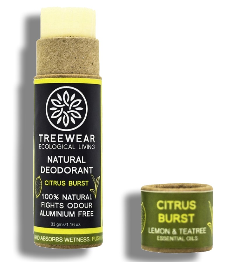 Treewear + deodorant + Natural Deodorant Stick - Citrus Burst + 33 gm + shop